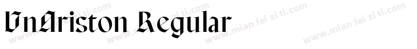 VnAriston Regular字体转换